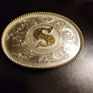 Montana silversmiths belt buckle